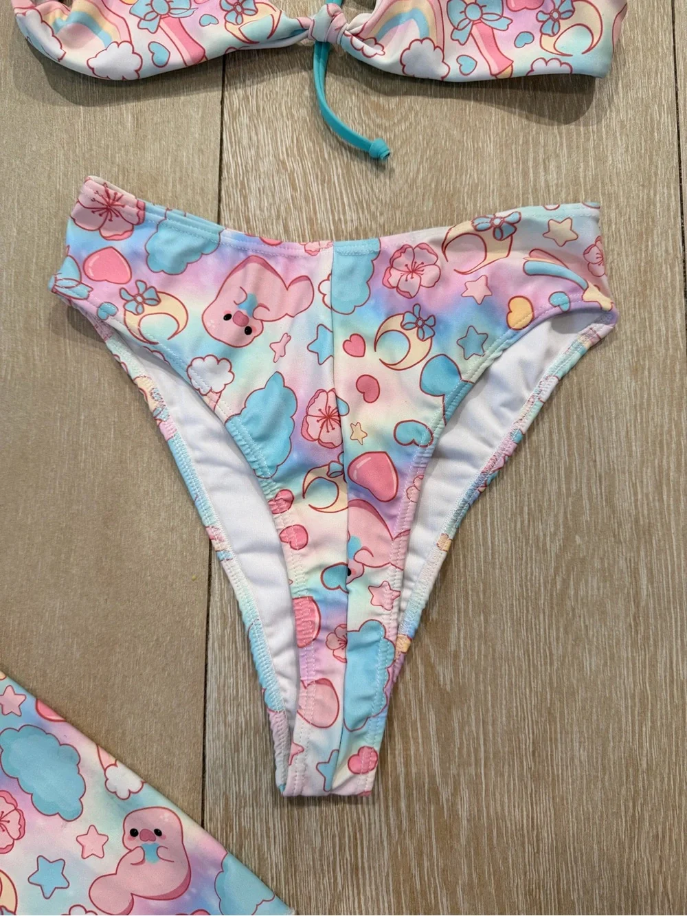 Pastel Kawaii Three-Piece Rave Set – XS